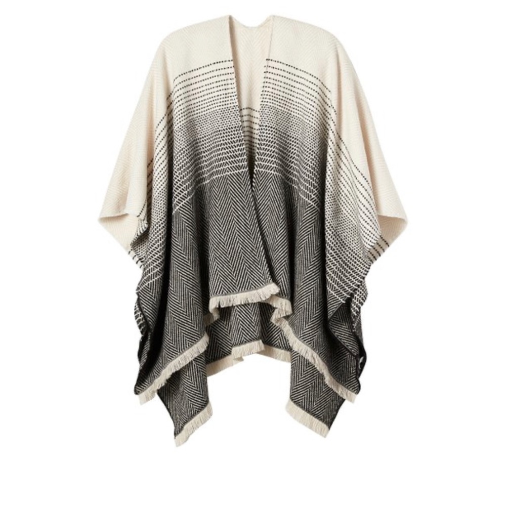 Banana Republic Factory | Neutral Ombré Poncho
